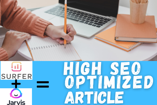 write High SEO optimized blog post or article using Jarvis converison ai